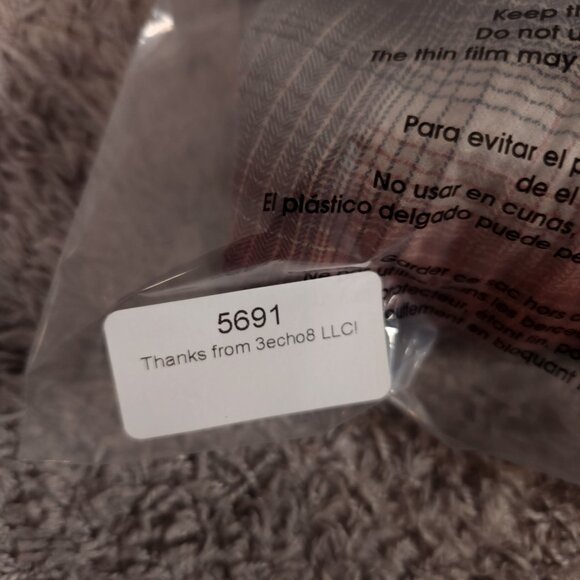 Dylan True Grit Snap Shirt Womens Medium Long Sleeve Plaid Pockets FLAWS - Picture 9 of 9